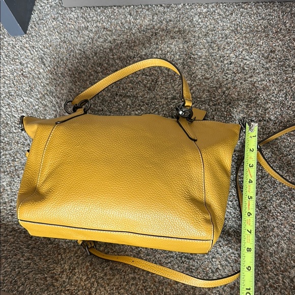 Coach Yellow Leather Women's Bag - Picture 14 of 15